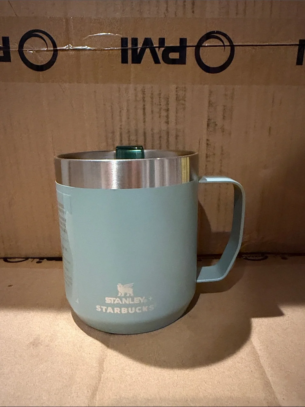 Starbucks Stanley Seafoam Green Travel Mug with Handle